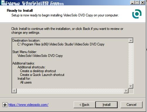 VideoSolo DVD Copy(DVD视频翻录工具) v1.0.30官方版