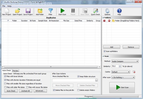 Audio Dedupe(音频文件搜索软件) v4.3.0.1官方版