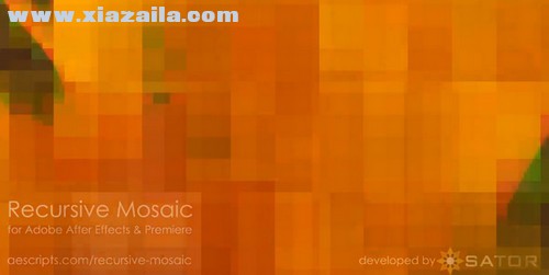 Recursive Mosaic(AE马赛克网格像素化效果插件) v1.1.0中文免费版