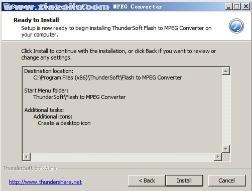 ThunderSoft Flash to MPEG Converter(Flash转换器) v4.6.0.0免费版
