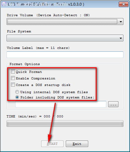 USB Removal Disk Format Tool(格式化修复U盘) v1.0.3.0绿色版