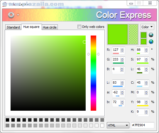 Color Express(颜色代码选择器) v1.0.0.1700官方版