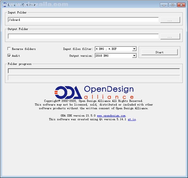 ODA File Converter(cad转低版本软件) v21.5.0免费版