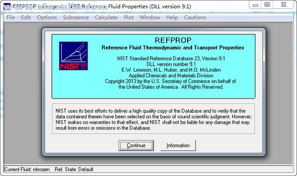 REFPROP(制冷剂物性查询软件)(1)