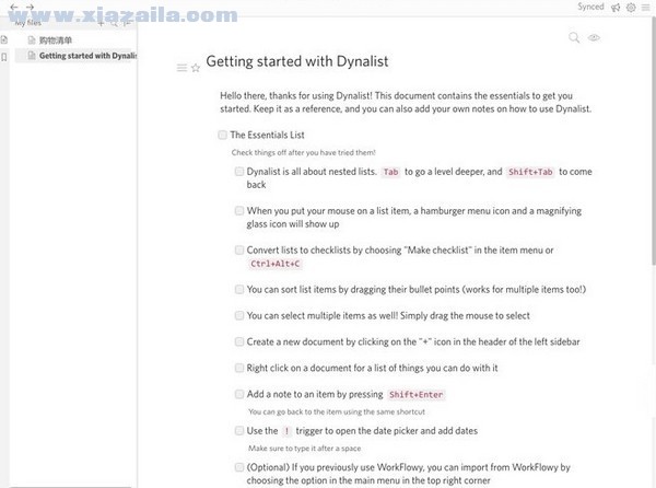 Dynalist(思维导图软件) v1.0.5官方版