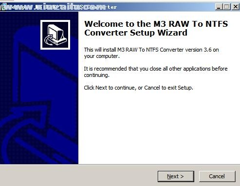 M3 RAW To NTFS Converter(NTFS硬盘修复工具)(3)