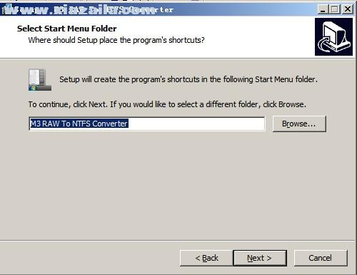 M3 RAW To NTFS Converter(NTFS硬盘修复工具) v3.6免费版