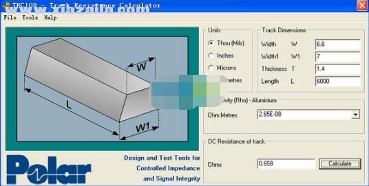 PCB线路电阻计算器(TRC100) v1.1.2免费版