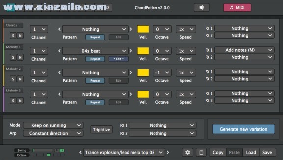 ChordPotion(MIDI音序器) v2.0.0官方版