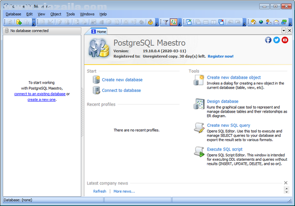 PostgreSQL Maestro(PostgreSQL数据库管理软件) v19.10.0.4官方版