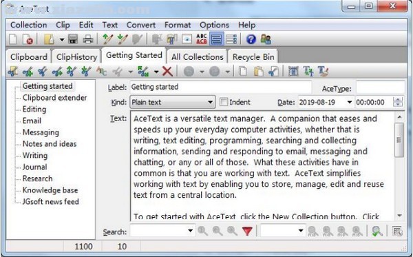 AceText(文本编辑工具) v3.5.2官方版