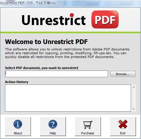 Unrestrict PDF(PDF密码删除软件) v7.0官方版