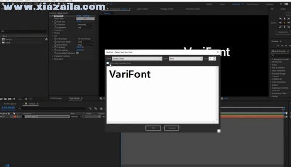 VariFont(AE字体变换插件) v1.0免费版