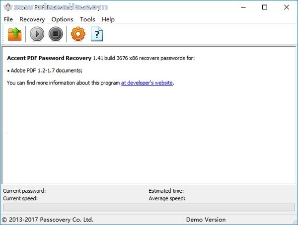 Accent PDF Password Recovery v20.09官方版