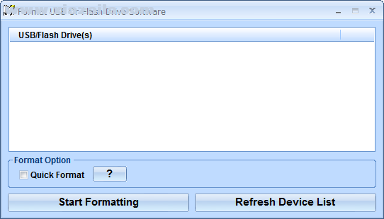 Format USB Or Flash Drive Software(<a href=