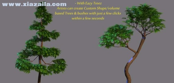 Gumroad Easy Treez(maya灌木丛树干动画生成插件) v2.0免费版