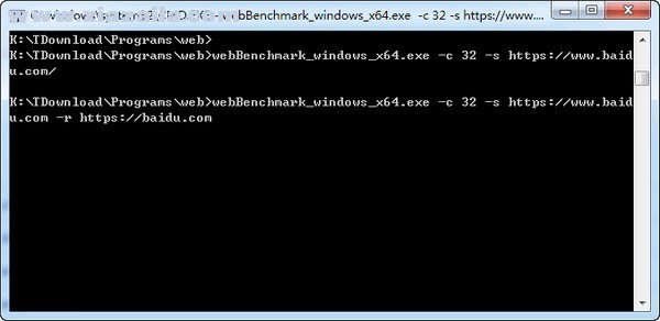webBenchmark(网络测压小工具) v0.1官方版