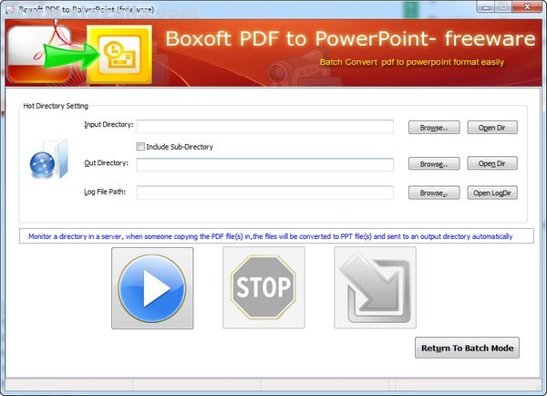 Boxoft PDF to PowerPoint(PDF转PPT软件) v1.41免费版