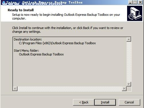 Outlook Express Backup Toolbox v2.0.0.0官方版