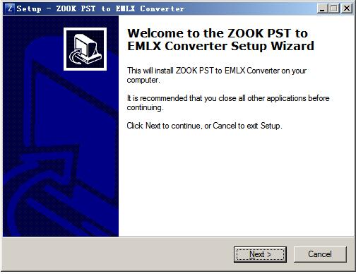 ZOOK PST to EMLX Converter(PST转EMLX工具)