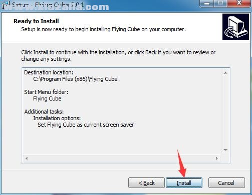 Flying Cube(屏幕保护程序) v2.0.1官方版