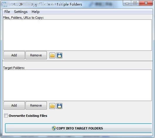 Copy Files Into Multiple Folders(文件管理软件) v5.4官方版