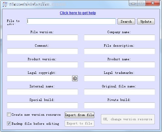 File version info editor(文件版本信息修改) v1.5.0.0官方版
