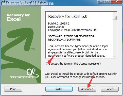 Recovery for Excel(Excel文件修复工具) v6.0官方版