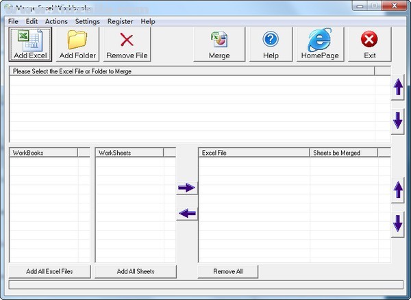 Merge Excel Workbooks(Excel合并软件) v29.11.3官方版