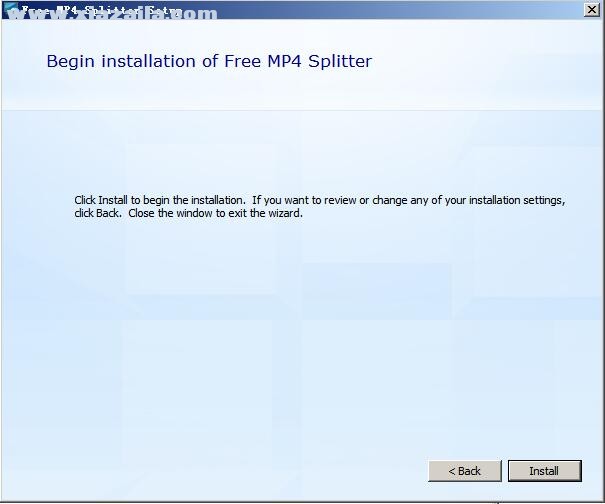 Free Mp4 Splitter(MP4视频剪辑软件)(4)
