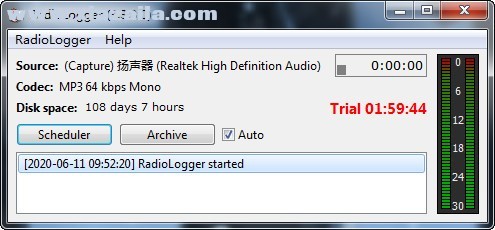 RadioLogger(电脑录音软件) v3.4.4.1官方版