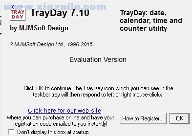 TrayDay(日期时间管理工具) v7.1免费版