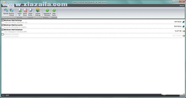 Static Windows Mail Backup(邮件备份工具) v2.9官方版