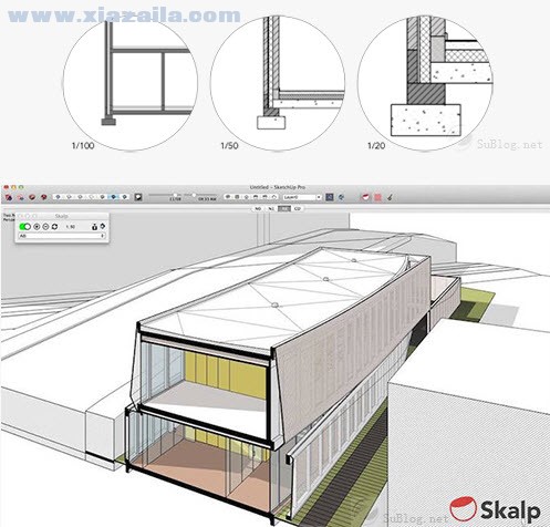专业CAD图纸工具插件(skalp for sketchup) v4.0.0036官方版