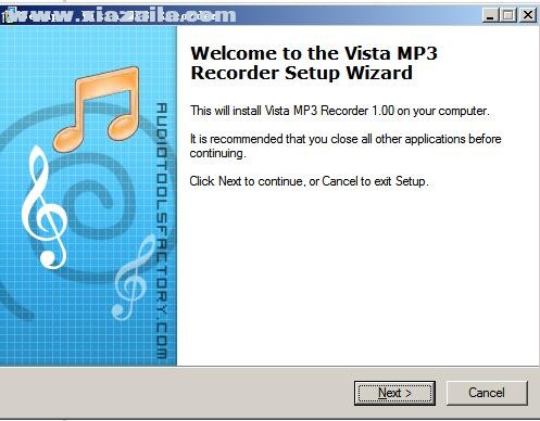 Vista MP3 Recorder(MP3录音软件) v1.00.3官方版