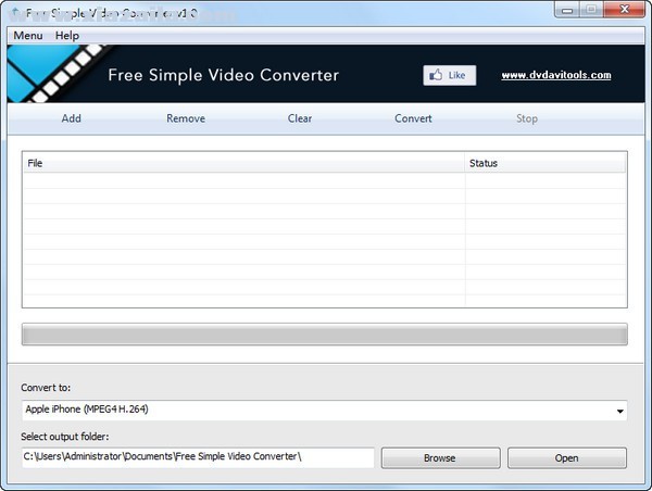 Free Simple Video Converter(视频格式转换软件) v1.0官方版