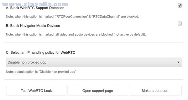 WebRTC Control Chrome插件 v0.2.7官方版
