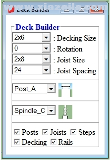 sketchup参数露台插件(Deck Builder) v1.2 官方版