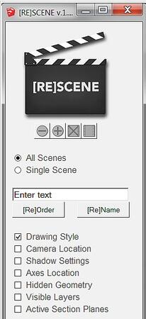 sketchup动画页面管理插件([Re]Scene) v1.0.7 免费版