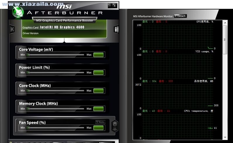 MSIAfterburner(微星显卡超频软件) v3.0.0 beta12 官方安装版