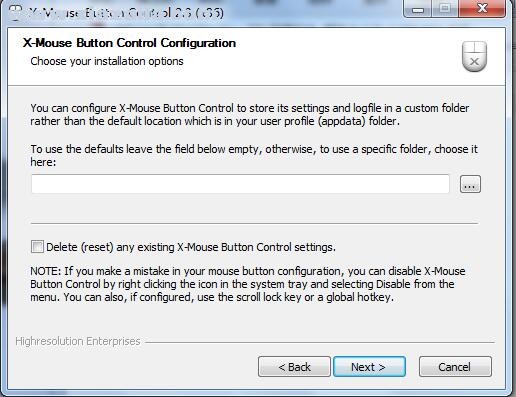 鼠标映射工具(X-Mouse Button Control) v2.3英文安装版