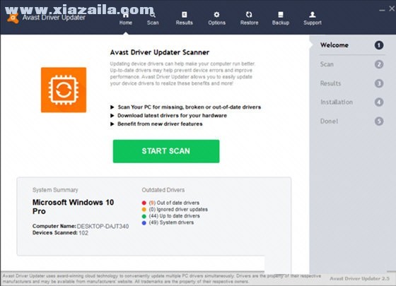 Avast Driver Updater(驱动管理软件) v20.4.816.0官方版