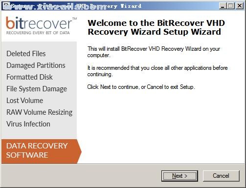 BitRecover VHD Recovery Wizard(VHD数据恢复软件) v5.0官方版