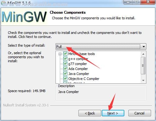 MinGW(GNU工具集合) v5.16官方版