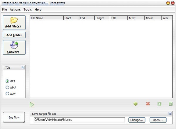 Magic FLAC to MP3 Converter(flac转mp3转换器) v3.72官方版