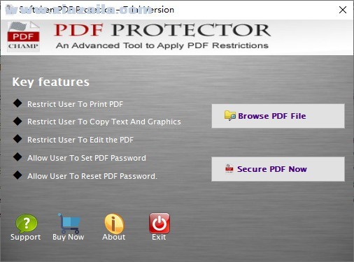 Softaken PDF Locker(PDF保护软件) v1.0免费版