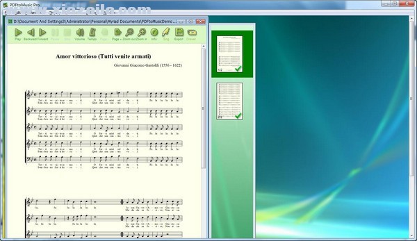 PDFtoMusic Pro(乐谱转换软件) v1.6.4免费版