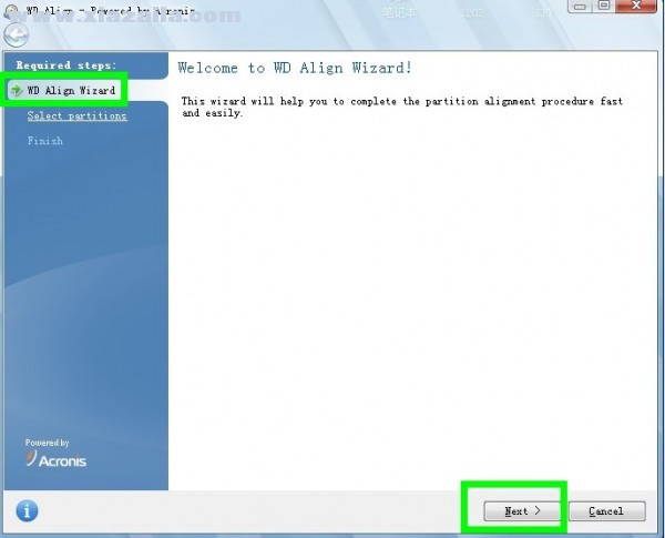 WD Align Utility(西数硬盘4k对齐工具) v2.0.107官方版