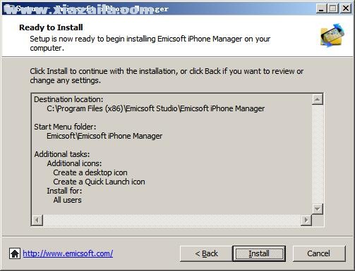 Emicsoft iPhone Manager(iPhone管理软件) v5.1.16官方版