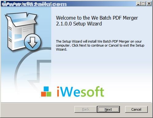 We Batch PDF Merger(PDF合并软件) v2.1.0.0官方版